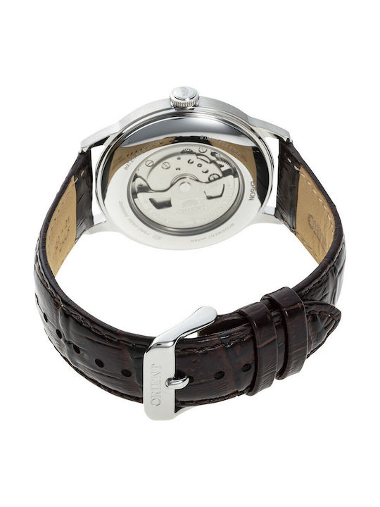 Orient Watch Automatic with Brown Metal Bracelet