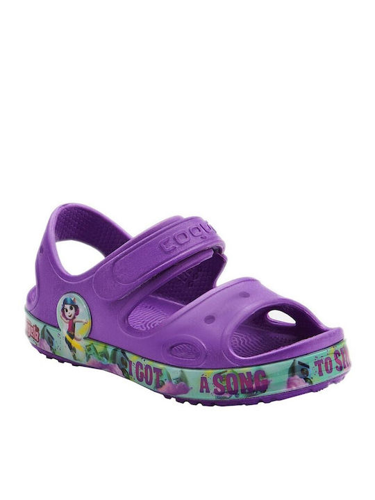 Coqui Children's Beach Shoes Purple