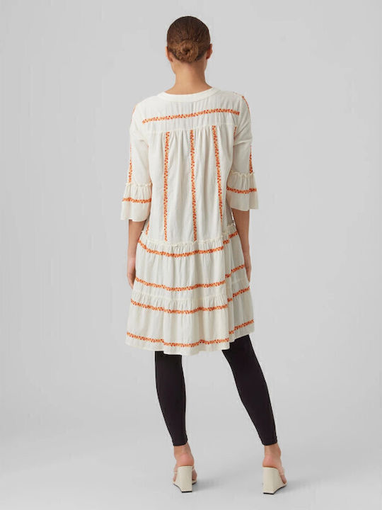 Vero Moda Рокля За Всеки Ден Бяла