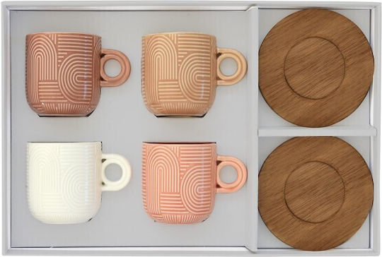 Marva Loop Set Tassen Espresso 4 Stück Marva Loop Set Tassen Espresso 4 Stück
