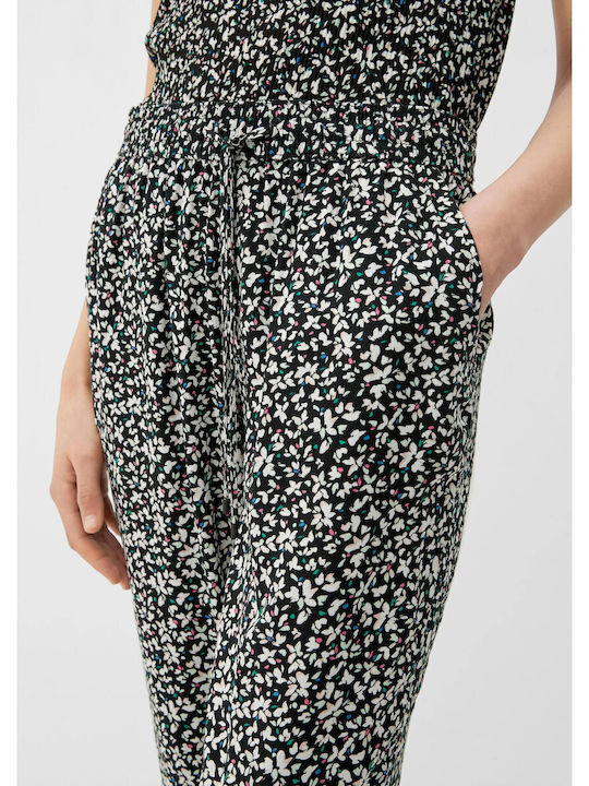 Red Label Women's Fabric Trousers Black