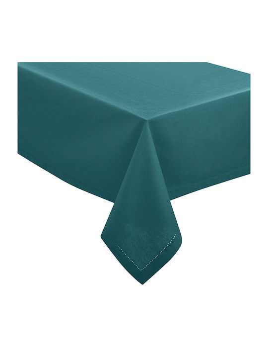 Atmosphera Τραπεζομάντηλο Βαμβακερό Chambray Μπλε 140x240εκ.