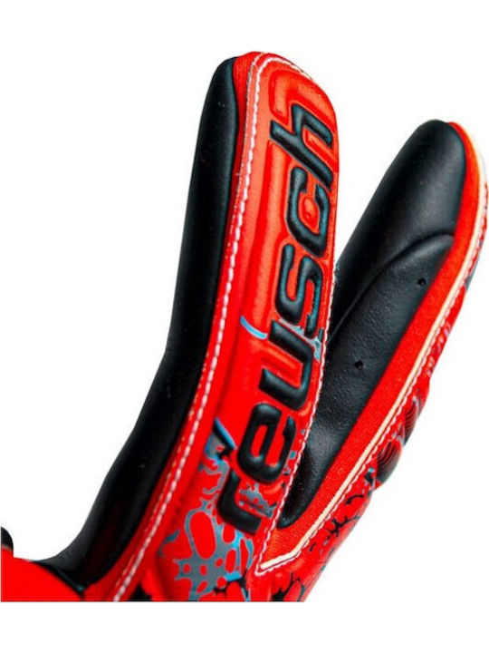 Reusch Attrakt Freegel Gold X Adults Goalkeeper Gloves Red