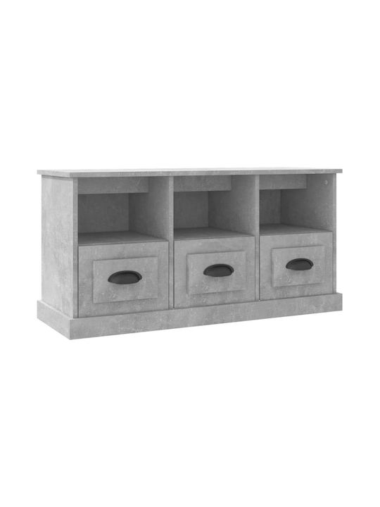 Έπιπλο Τηλεόρασης Γκρι Μ100xΠ35xΥ50cm
