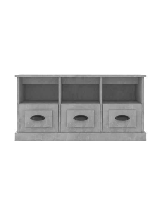 Έπιπλο Τηλεόρασης Γκρι Μ100xΠ35xΥ50cm