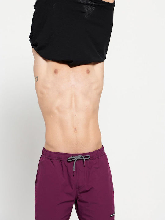 FBM007-00116 Men's Swimwear Shorts Berry