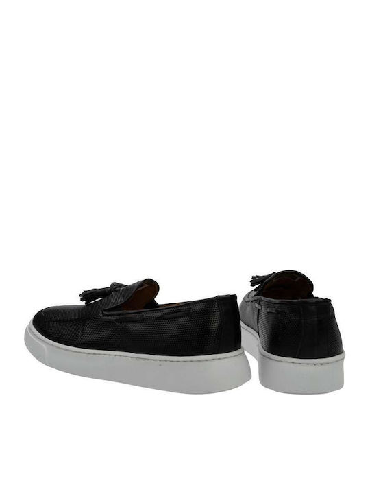Men's Leather Loafers Black