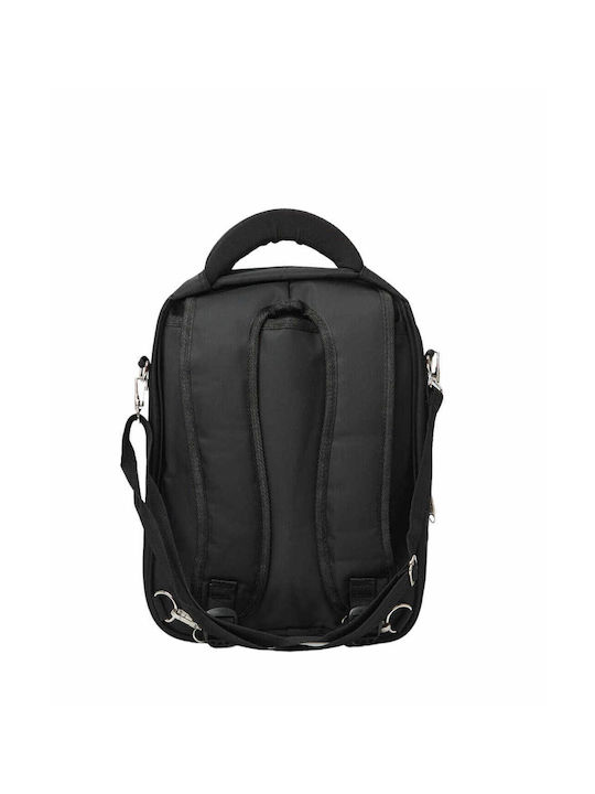 Bag to Bag Fabric Backpack Black