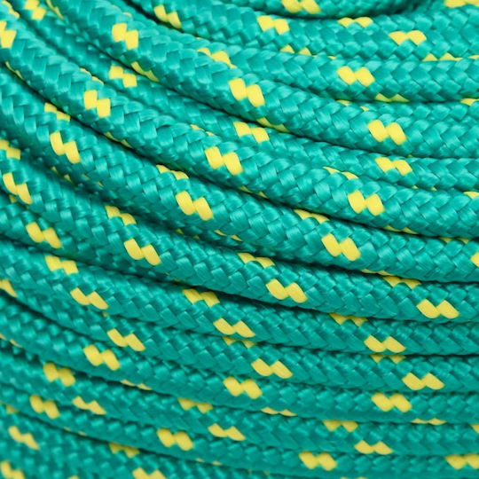 vidaXL Rope Knitted 6mm Green