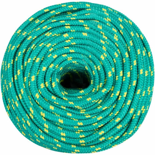 vidaXL Σnur Tricotat 6mm 50m Polipropilenă Green