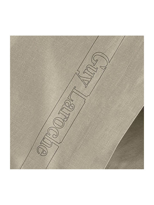 Guy Laroche Bettlaken Super-Doppel 240x270cm. Color Plus Taupe