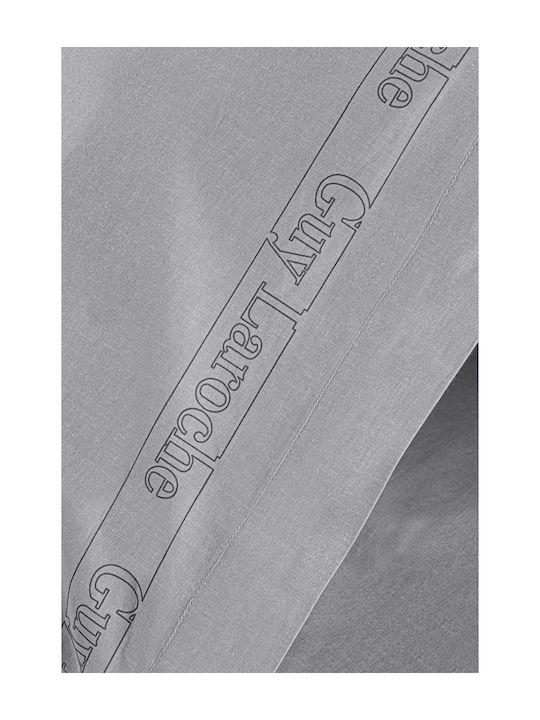 Guy Laroche Sheet Double with Elastic 140x200+32cm. Color Plus Silver