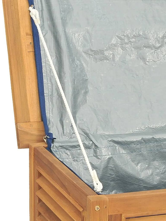 vidaXL Wooden Outdoor Storage Box Brown 175x50x53cm