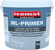 Isomat ML-Primer Primer Silicon-Acrilic de apă Primer Alb Potrivit pentru Materiale de construcție 5kg