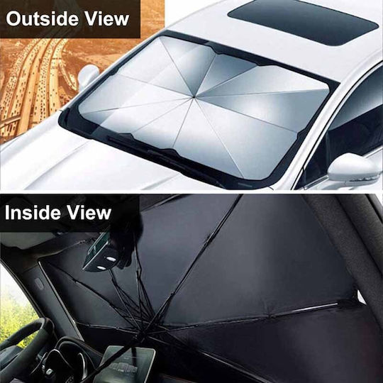 Feral Internal Car Windshield Sunshade Umbrella 135x68cm