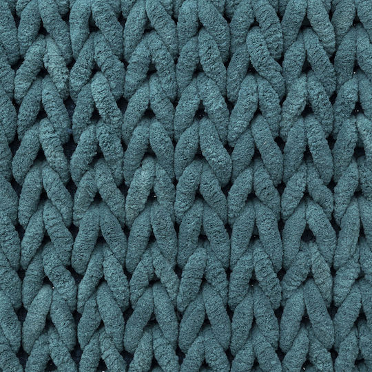 5Five Bath Mat F-V Thick 174729P Petrol Blue 50x75cm