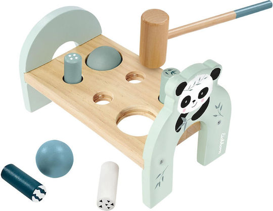 Eichhorn Spiel mit Hammer Hammer Panda aus Holz für 12++ Monate