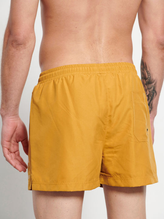 BodyTalk Men's Swimwear Bermuda Yellow with Patterns