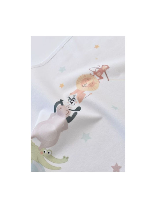 Bi Baby Forest Waterproof Changing Pad White 50x75cm.
