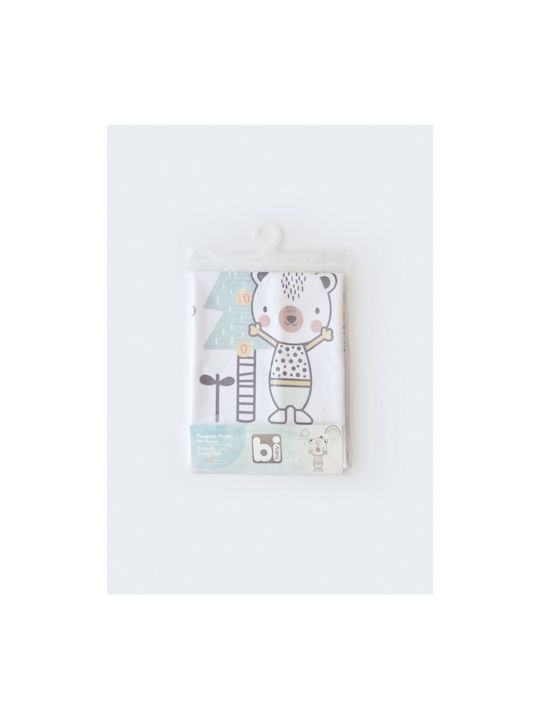Bi Baby Rain Teddy Bear Αδιαβροχοποιημένο Σελτεδάκι Λευκό 50x75εκ.