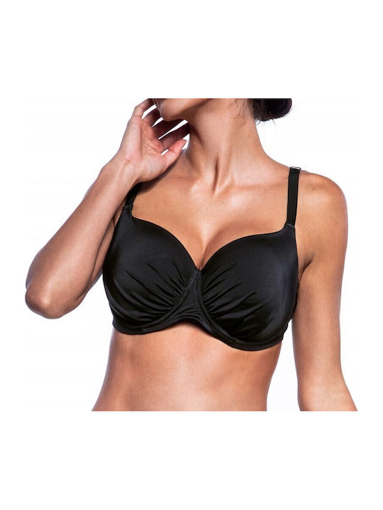 Topuri De Bikini Sutien Cupe F Floral Negru