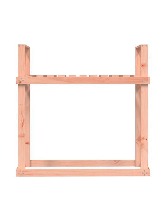 vidaXL Hölzernes Box Holzlagerung 110x35x108.5cm Braun