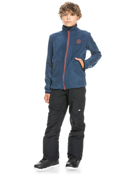 Kids Cardigan Fleece Blue Boys