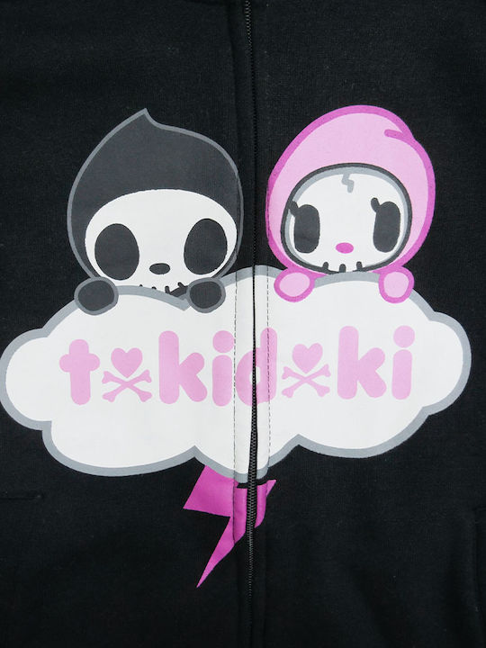 Tokidoki Kinder-Sweatjacke mit Kapuze Schwarz