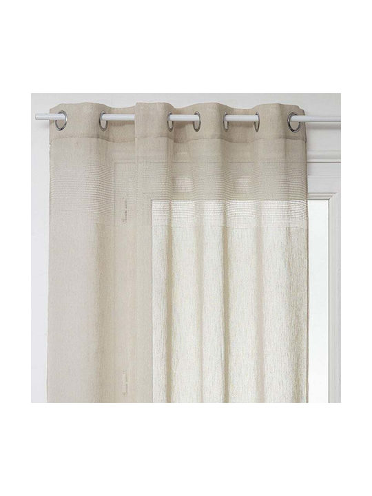 Atmosphera Curtain with Grommet A-S Sab Beige 140x240cm