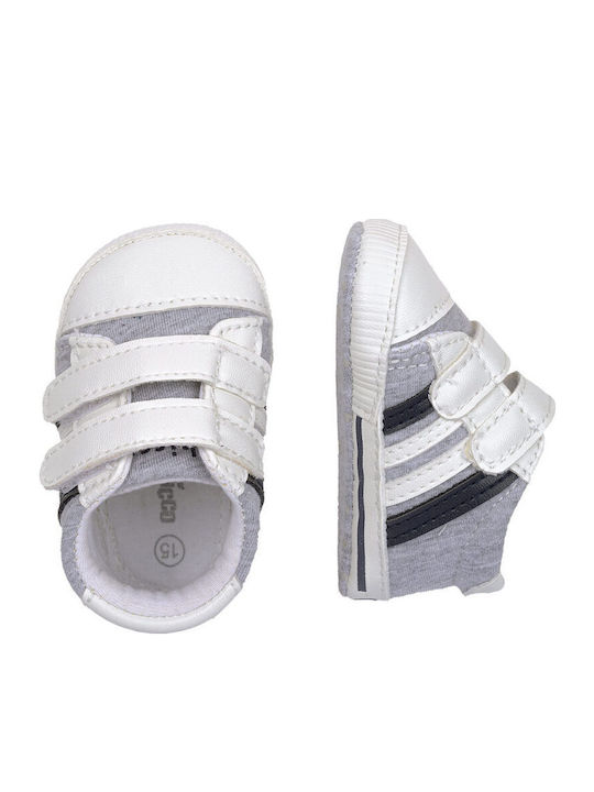 Chicco Βρεφικά Sneakers Αγκαλιάς Γκρι