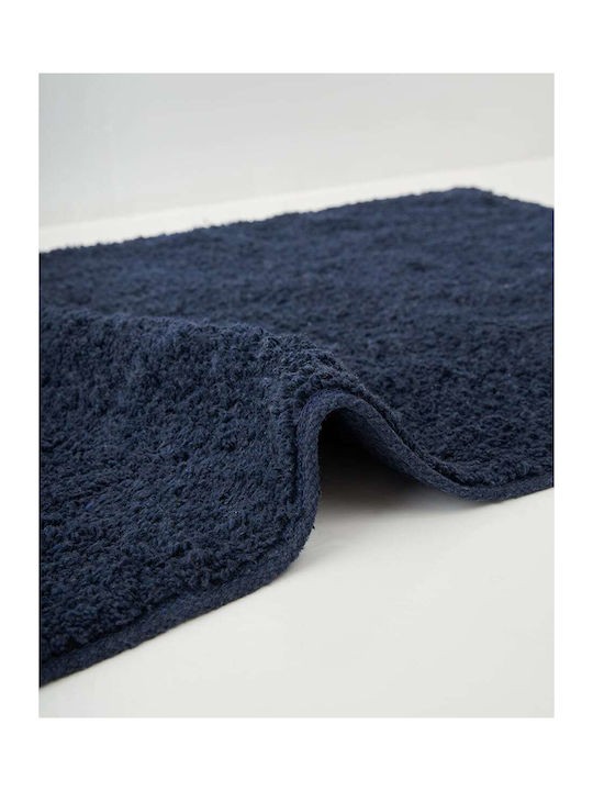 Pennie Non-Slip Bath Mat Cotton Loop 041752-22 Blue 40x60cm