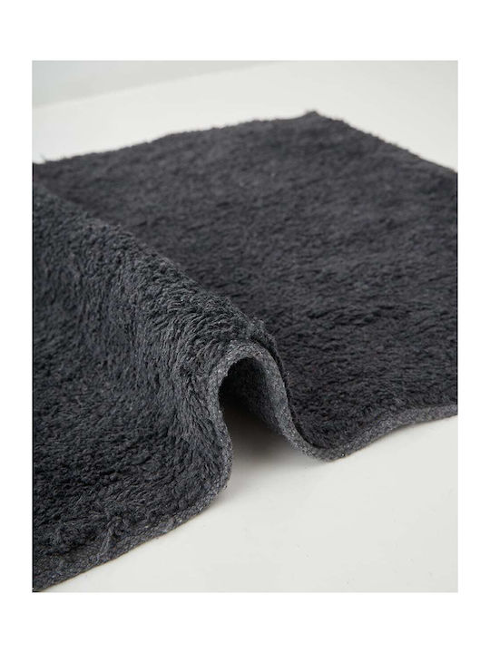 Pennie Non-Slip Bath Mat Cotton Loop 041753-15 Gray 50x80cm