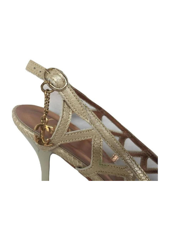 Women's pumps JUST CAVALLI Gold TODACA-D5F