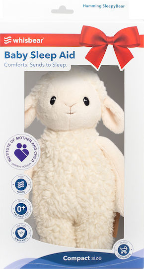 Whisbear Παιχνίδι Ύπνου Sleepy Sheep από Ύφασμα με Ήχους για Νεογέννητα