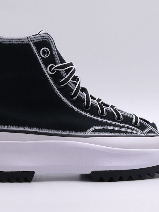 Run Star Hike Flatforms Stiefel Schwarz