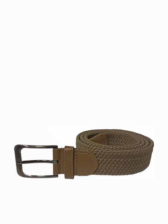 403 Elastic Men's Belt Knitted Camel