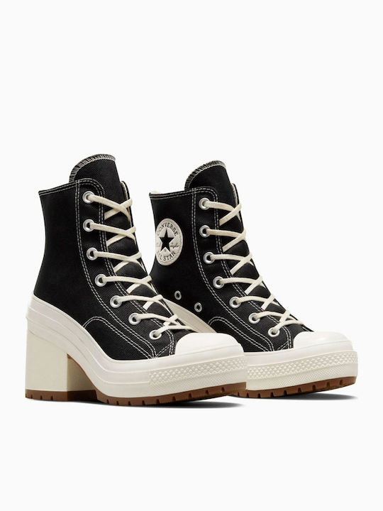 Chuck 70 De Luxe Heel Damen Stiefel Schwarz