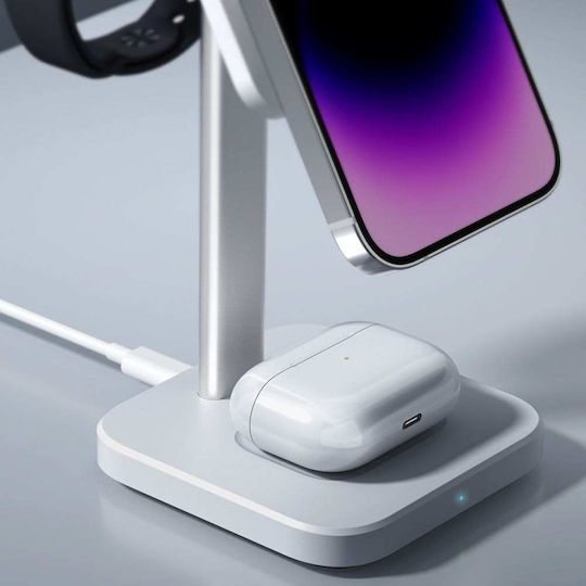 ESR Φορτιστής Magsafe Λευκός (Halolock 3in1)
