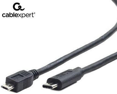 Cablexpert USB 2.0 Cable USB-C male - micro USB-B 36W Μαύρο 1.8m CCP-USB2-mBMCM-6