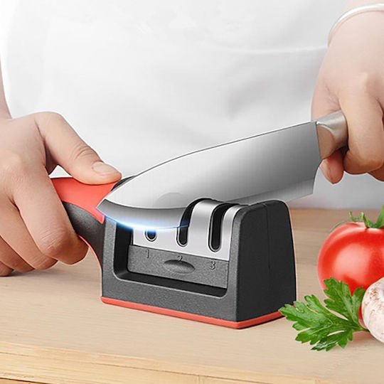 CX-165 Handheld Knife Sharpener with 4 Levels 20x5.5x4cm
