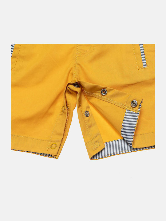 Kids Clothing Set with Dungarees Summer 2 Pieces Yellow