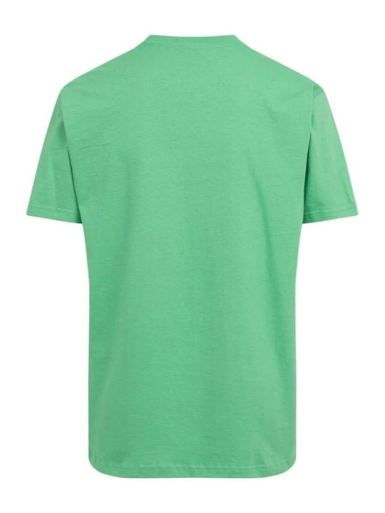 Guess Ανδρικό T-shirt Πράσινο Μονόχρωμο