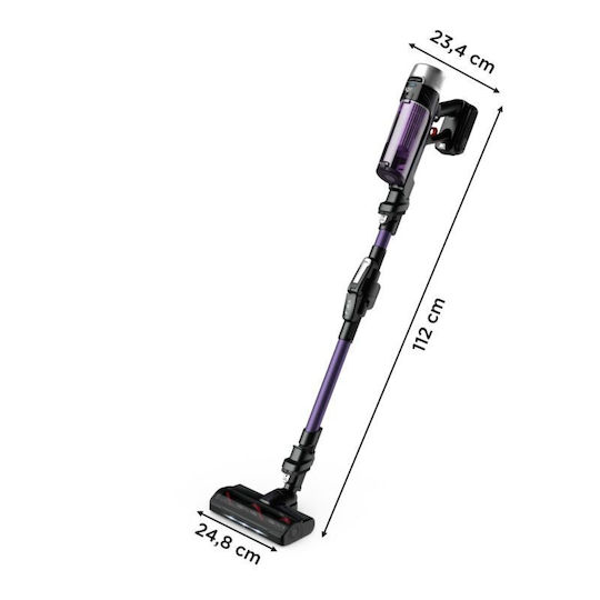 Rowenta X-Force Flex 9.60 Прахосмукачка 2 в 1 Stick & Ръчна Лилава