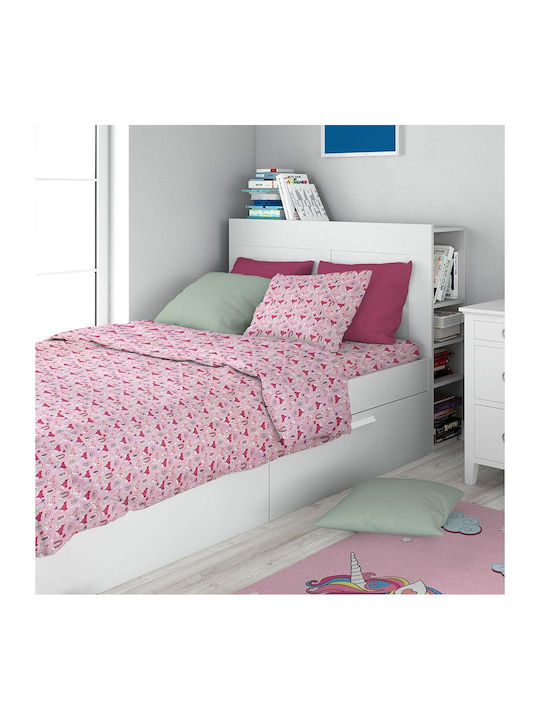Dimcol Față de pernă pentru bebeluși din 100% bumbac Roz 35x45cm