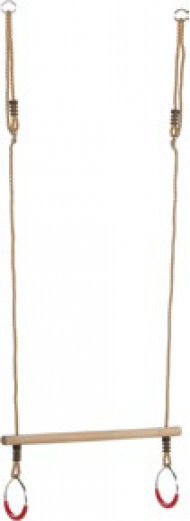 Kbt Ξύλινη Μπάρα Κρίκους 58x15,8x3,5cm Παιδιά Kbt