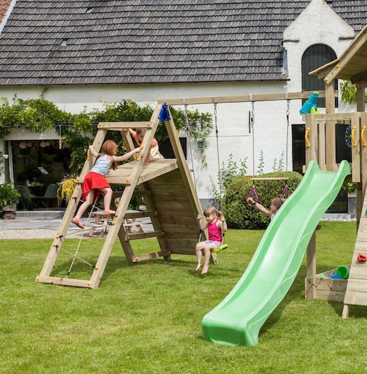 Showood Climbing Wall Extension with Ropes with Swing Multicolour for 3+ Years