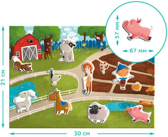 Dodo Magnetic Construction Toy Farm for Children Aged 3+