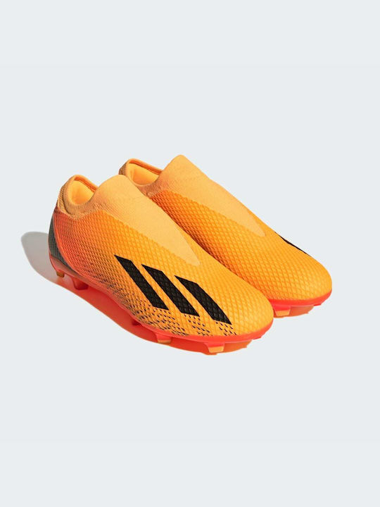 adidas X Speedportal.3 FG Low Football Shoes with Cleats Solar Gold / Core Black / Team Solar Orange