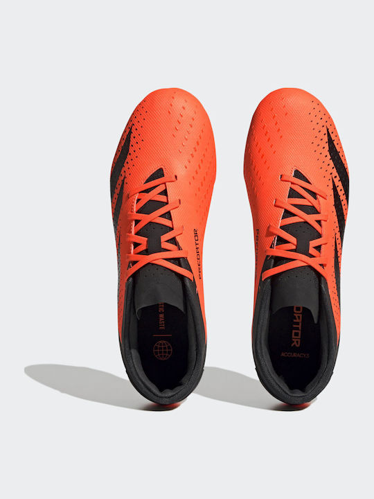 adidas Predator Accuracy.3 Ποδοσφαιρικά Παπούτσια με Τάπες FG Team Solar Orange / Core Black