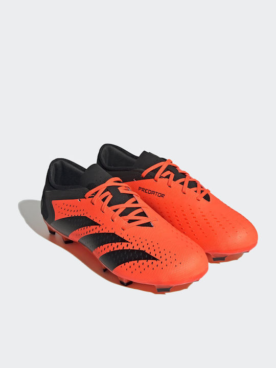 adidas Predator Accuracy.3 Ποδοσφαιρικά Παπούτσια με Τάπες FG Team Solar Orange / Core Black